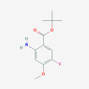 Tert-butyl 2-amino-5-fluoro-4-methoxybenzoate