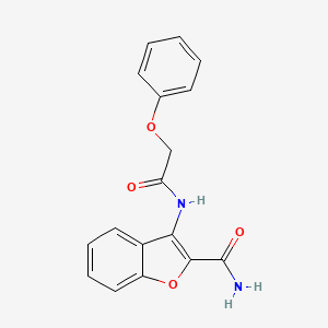 3-(2-Phenoxyacetamido)benzofuran-2-carboxamide