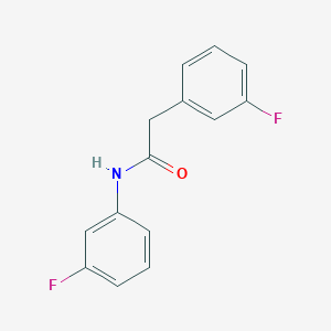 molecular formula C14H11F2NO B261128 N,2-bis(3-fluorophenyl)acetamide 