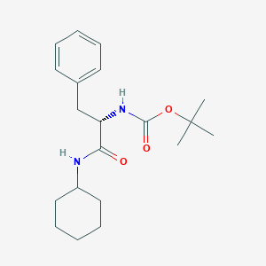 molecular formula C20H30N2O3 B026113 N-t-Boc-phenylalanine Cyclohexylamide CAS No. 169566-77-2