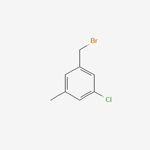 molecular formula C8H8BrCl B2611322 1-(Bromomethyl)-3-chloro-5-methylbenzene CAS No. 62358-81-0