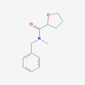 molecular formula C13H17NO2 B261134 N-benzyl-N-methyltetrahydro-2-furancarboxamide 