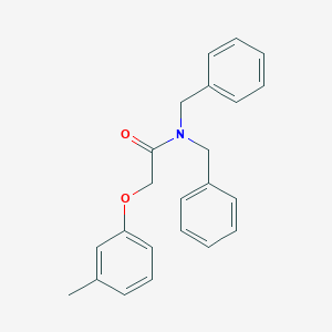 molecular formula C23H23NO2 B261135 N,N-dibenzyl-2-(3-methylphenoxy)acetamide 