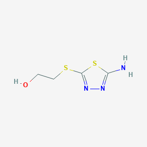 2-(5-Amino-[1,3,4]thiadiazol-2-ylsulfanyl)-ethanol