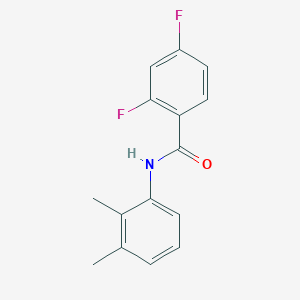 molecular formula C15H13F2NO B261156 N-(2,3-dimethylphenyl)-2,4-difluorobenzamide 