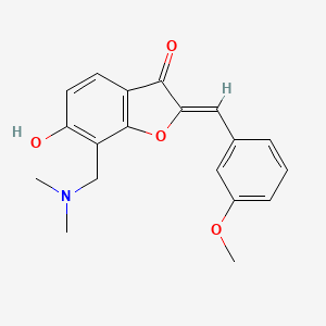 (Z)-7-((dimethylamino)methyl)-6-hydroxy-2-(3-methoxybenzylidene)benzofuran-3(2H)-one