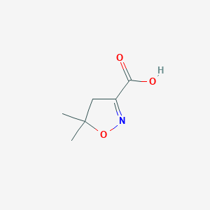 5,5-Dimethyl-4H-1,2-oxazole-3-carboxylic acid
