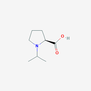 molecular formula C8H15NO2 B2611610 1-isopropyl-L-proline CAS No. 1141826-51-8; 342793-00-4