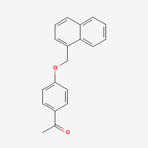 B2611633 1-[4-(1-Naphthylmethoxy)phenyl]-1-ethanone CAS No. 885267-47-0