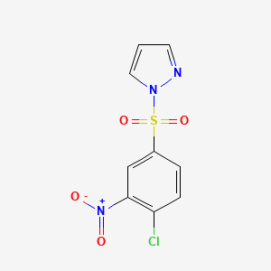 1-(4-chloro-3-nitrobenzenesulfonyl)-1H-pyrazole