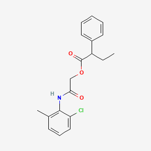 2-((2-Chloro-6-methylphenyl)amino)-2-oxoethyl 2-phenylbutanoate