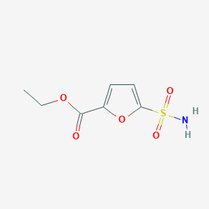 molecular formula C7H9NO5S B2611760 Ethyl 5-sulfamoylfuran-2-carboxylate CAS No. 87299-64-7