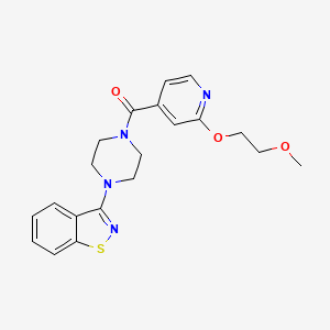(4-(Benzo[d]isothiazol-3-yl)piperazin-1-yl)(2-(2-methoxyethoxy)pyridin-4-yl)methanone
