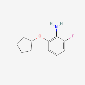 2-(Cyclopentyloxy)-6-fluoroaniline