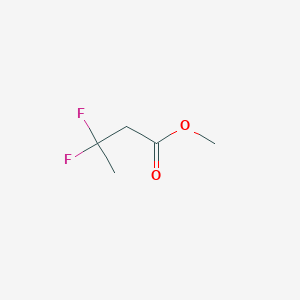 molecular formula C5H8F2O2 B2611837 Methyl 3,3-difluorobutyrate CAS No. 1447671-66-0