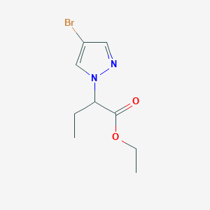 Ethyl 2-(4-bromo-1H-pyrazol-1-yl)butanoate