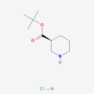 Tert-butyl (3S)-piperidine-3-carboxylate;hydrochloride