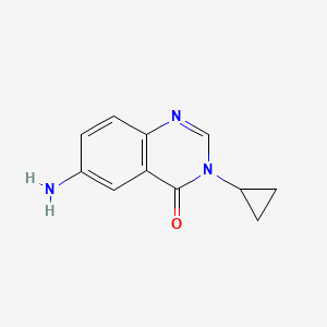 6-amino-3-cyclopropylquinazolin-4(3H)-one