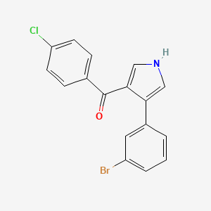 (4-(3-Bromophenyl)-1H-pyrrol-3-yl)(4-chlorophenyl)methanone