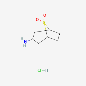 3-Amino-8lambda6-thiabicyclo[3.2.1]octane-8,8-dione hydrochloride