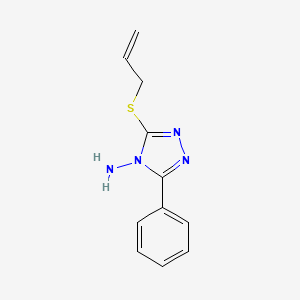 3-(allylsulfanyl)-5-phenyl-4H-1,2,4-triazol-4-ylamine