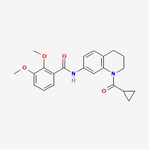 N-[1-(cyclopropanecarbonyl)-3,4-dihydro-2H-quinolin-7-yl]-2,3-dimethoxybenzamide
