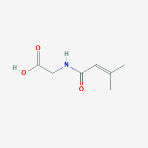 molecular formula C7H11NO3 B026124 3-Methylcrotonylglycine CAS No. 33008-07-0