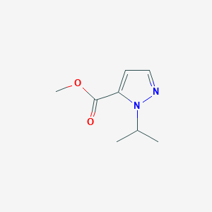 molecular formula C8H12N2O2 B2612400 Methyl 1-isopropyl-1H-pyrazole-5-carboxylate CAS No. 1006319-17-0