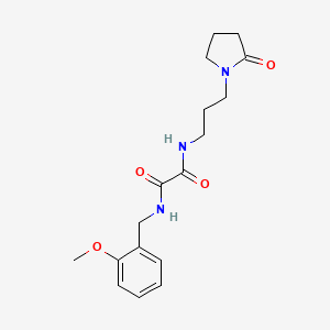 N1-(2-methoxybenzyl)-N2-(3-(2-oxopyrrolidin-1-yl)propyl)oxalamide