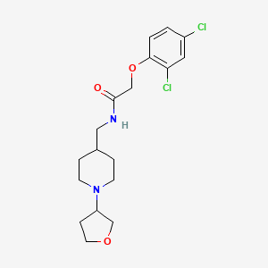 2-(2,4-dichlorophenoxy)-N-((1-(tetrahydrofuran-3-yl)piperidin-4-yl)methyl)acetamide