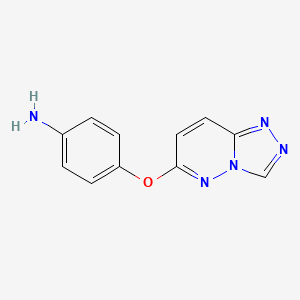 4-([1,2,4]Triazolo[4,3-b]pyridazin-6-yloxy)aniline