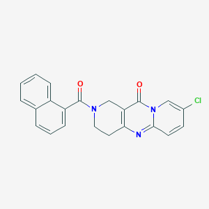 2-(1-naphthoyl)-8-chloro-3,4-dihydro-1H-dipyrido[1,2-a:4',3'-d]pyrimidin-11(2H)-one