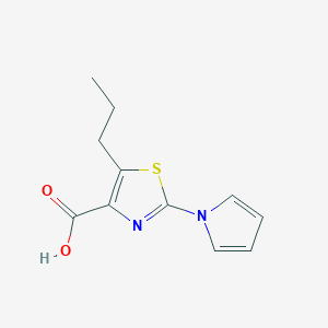 5-propyl-2-(1H-pyrrol-1-yl)-1,3-thiazole-4-carboxylic acid