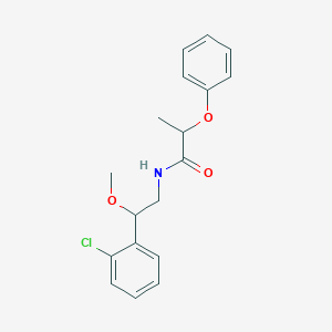 N-(2-(2-chlorophenyl)-2-methoxyethyl)-2-phenoxypropanamide