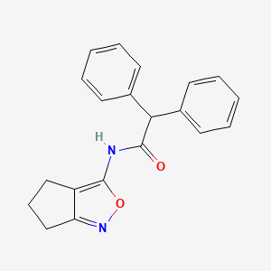 N-(5,6-dihydro-4H-cyclopenta[c]isoxazol-3-yl)-2,2-diphenylacetamide