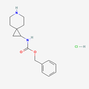 molecular formula C15H21ClN2O2 B2612580 Benzyl 6-azaspiro[2.5]octan-1-ylcarbamate hydrochloride CAS No. 1774897-50-5