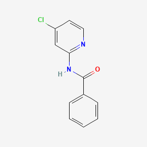molecular formula C12H9ClN2O B2612702 Benzamide,n-(4-chloro-2-pyridinyl)- CAS No. 858838-69-4