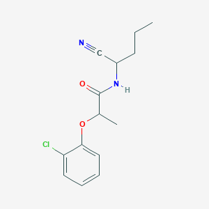 2-(2-chlorophenoxy)-N-(1-cyanobutyl)propanamide