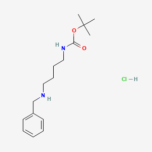 molecular formula C16H26N2O2 B2612746 Boc-dab-bzl hcl CAS No. 90914-09-3