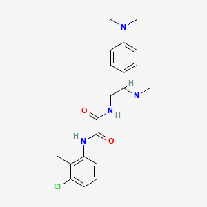 N1-(3-chloro-2-methylphenyl)-N2-(2-(dimethylamino)-2-(4-(dimethylamino)phenyl)ethyl)oxalamide