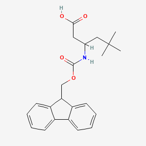 3-({[(9H-fluoren-9-yl)methoxy]carbonyl}amino)-5,5-dimethylhexanoic acid