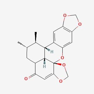 molecular formula C20H20O6 B2612815 Dihydrocarpanone CAS No. 26430-31-9