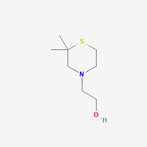 2-(2,2-Dimethylthiomorpholin-4-yl)ethanol