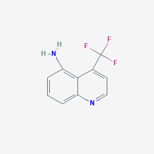 molecular formula C10H7F3N2 B2612905 4-(Trifluoromethyl)quinolin-5-amine CAS No. 1955520-16-7