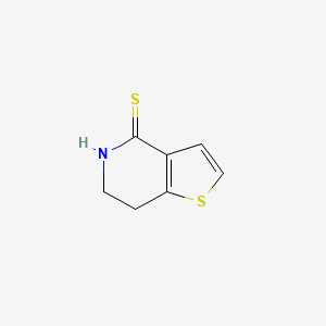 molecular formula C7H7NS2 B2612913 4H,5H,6H,7H-thieno[3,2-c]pyridine-4-thione CAS No. 59311-79-4