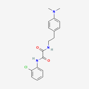 B2612991 N1-(2-chlorophenyl)-N2-(4-(dimethylamino)phenethyl)oxalamide CAS No. 953987-39-8