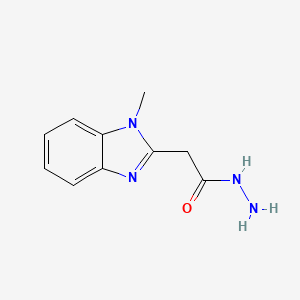 2-(1-methyl-1H-1,3-benzodiazol-2-yl)acetohydrazide