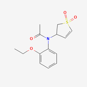 N-(1,1-dioxo(3-2,3-dihydrothienyl))-N-(2-ethoxyphenyl)acetamide