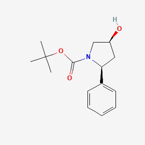(2S,4S)-tert-butyl 4-hydroxy-2-phenylpyrrolidine-1-carboxylate