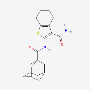 2-(Adamantane-1-carbonylamino)-4,5,6,7-tetrahydro-1-benzothiophene-3-carboxamide